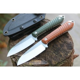 Small gazelle two colors Sandvik 14c28n steel fixed knife with Kydex sheath UD406699